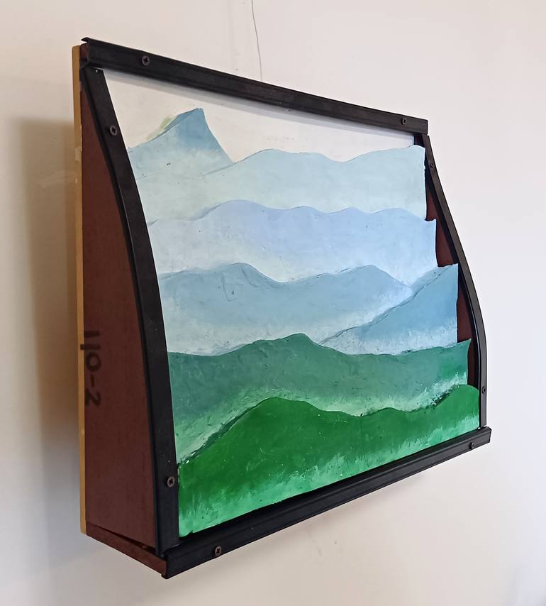 Original Expressionism Landscape Painting by Zensaku Yamakawa