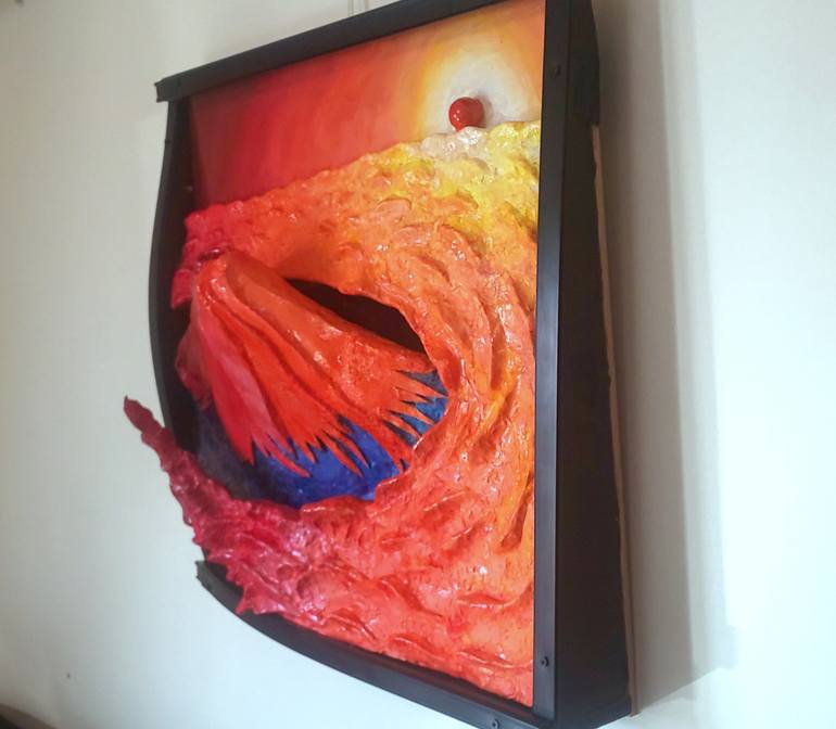 Original Expressionism Landscape Painting by Zensaku Yamakawa