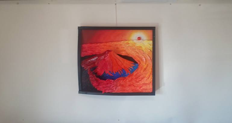 Original Expressionism Landscape Painting by Zensaku Yamakawa