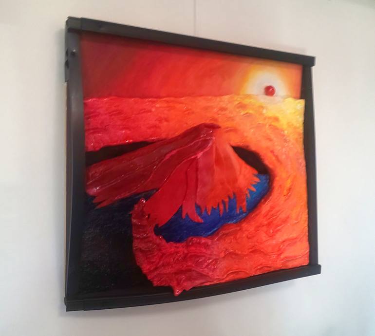 Original Expressionism Landscape Painting by Zensaku Yamakawa