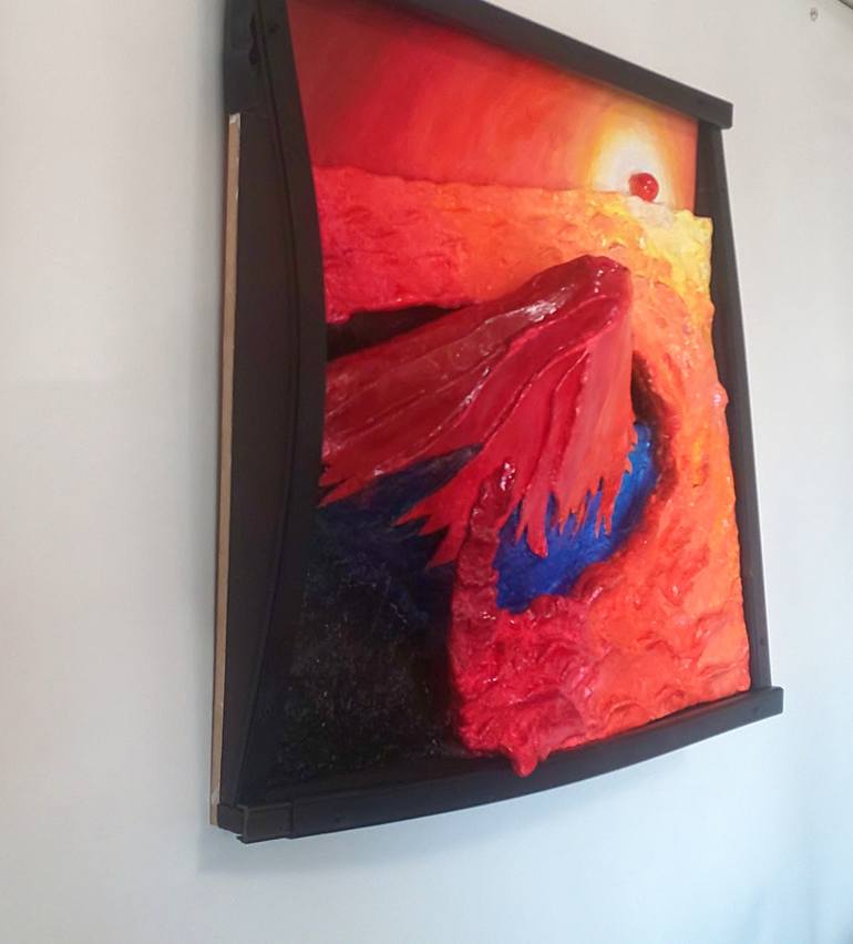 Original Expressionism Landscape Painting by Zensaku Yamakawa