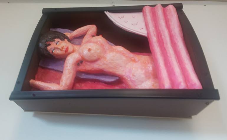 Original Expressionism Body Painting by Zensaku Yamakawa