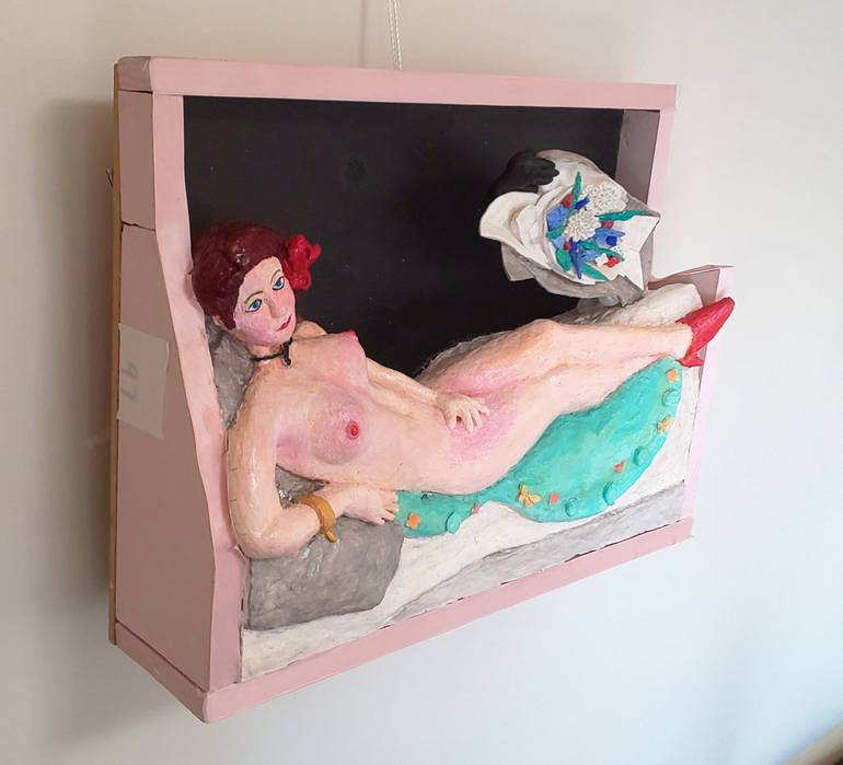 Original Expressionism Body Painting by Zensaku Yamakawa