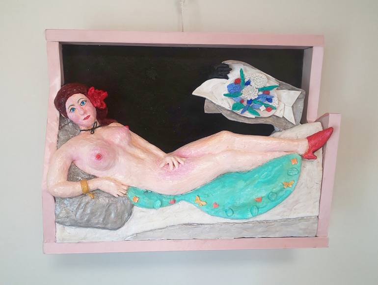 Original Expressionism Body Painting by Zensaku Yamakawa
