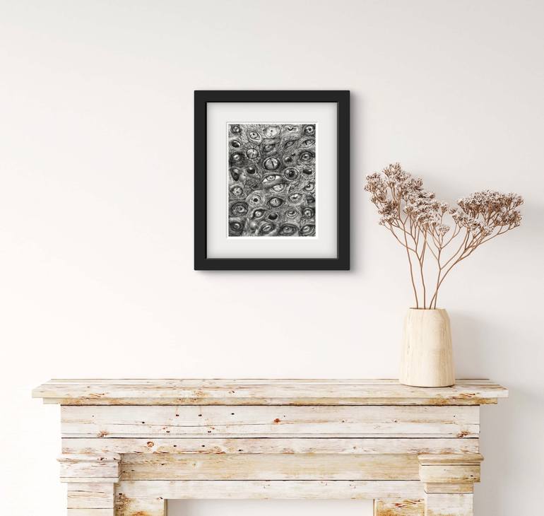 Original Black & White Animal Drawing by Taisiia Bomshtein