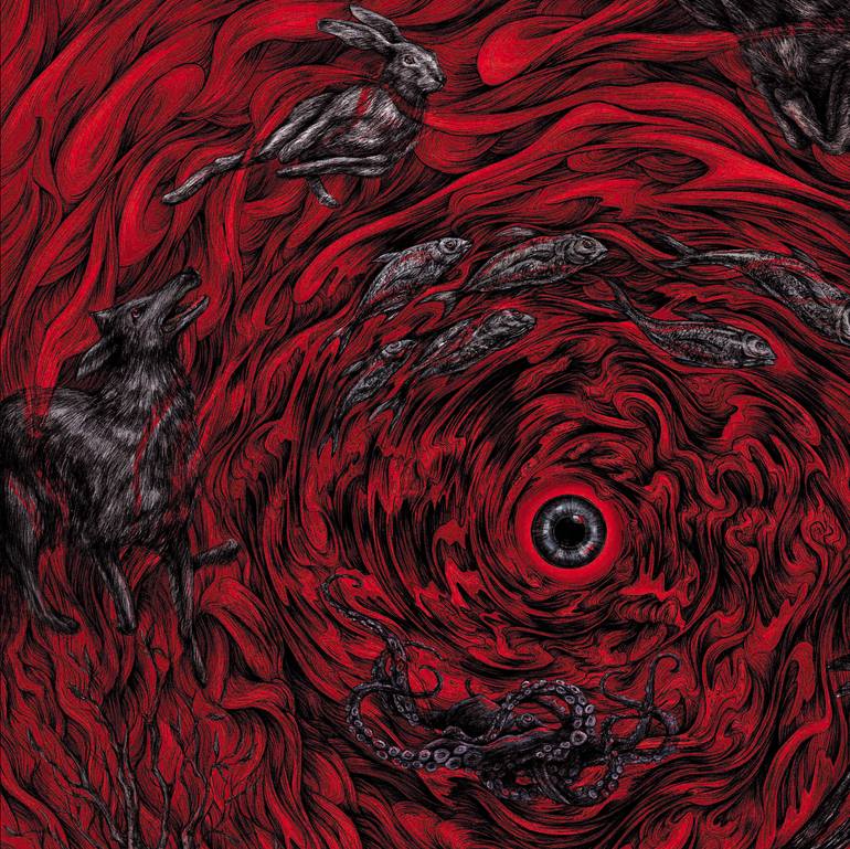 Original Abstract Animal Drawing by Taisiia Bomshtein