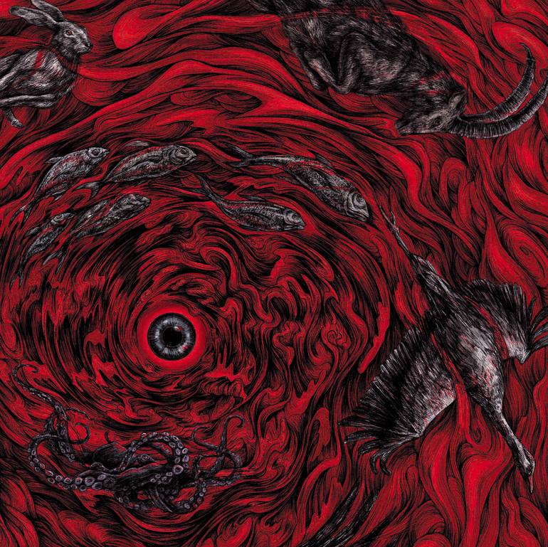 Original Abstract Animal Drawing by Taisiia Bomshtein