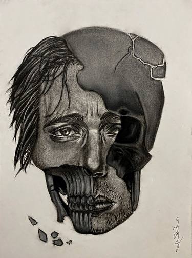 Original Abstract Expressionism Abstract Drawing by Syed Muhammad Mujtaba Zaidi