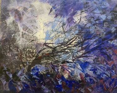 Original Artificial Intelligence Abstract Paintings by Yulia Bliskavitskaya