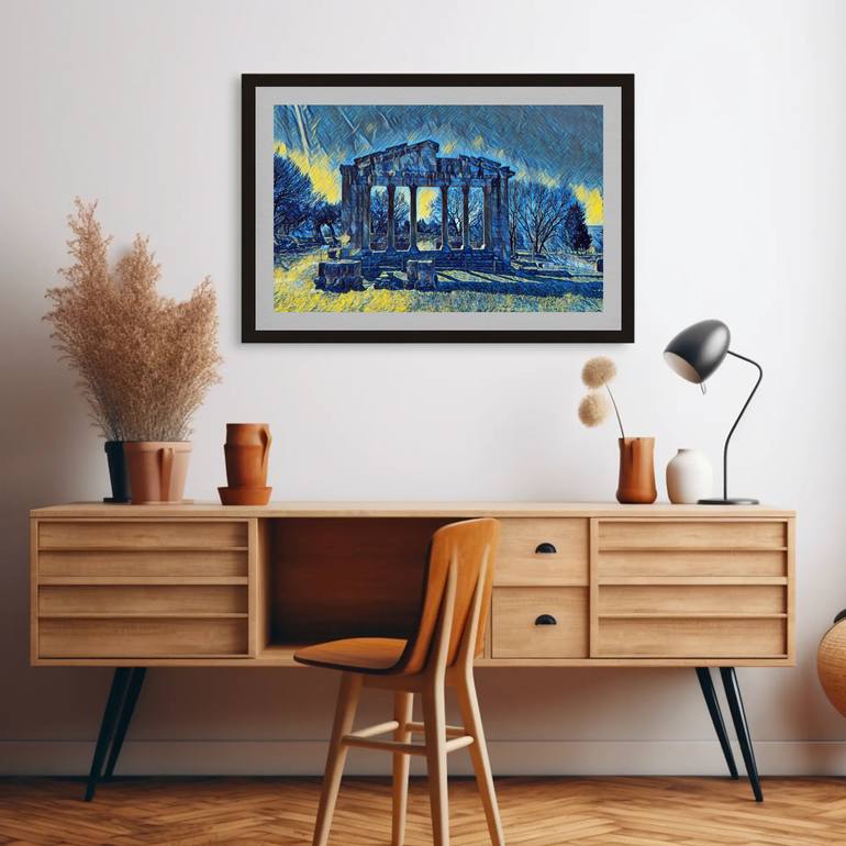 Original Classicism Landscape Digital by Albert Lulushi
