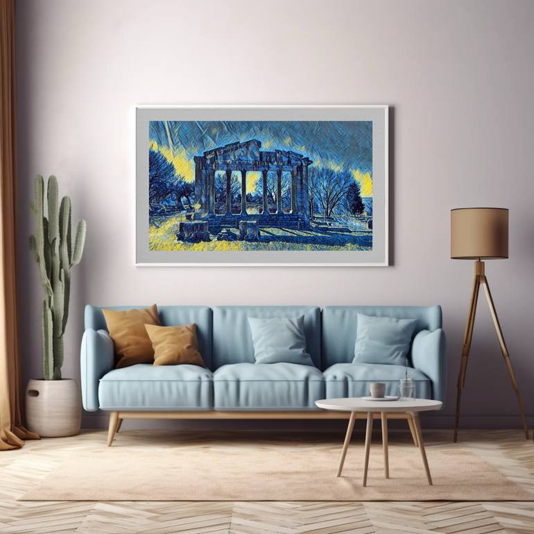 Original Classicism Landscape Digital by Albert Lulushi