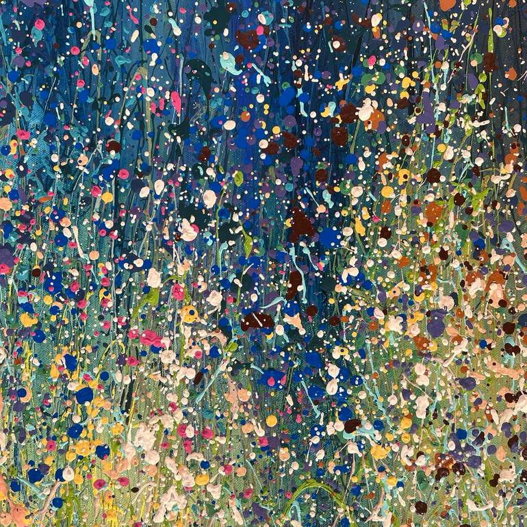 Original Abstract Expressionism Abstract Painting by Bogdana Antoniuk