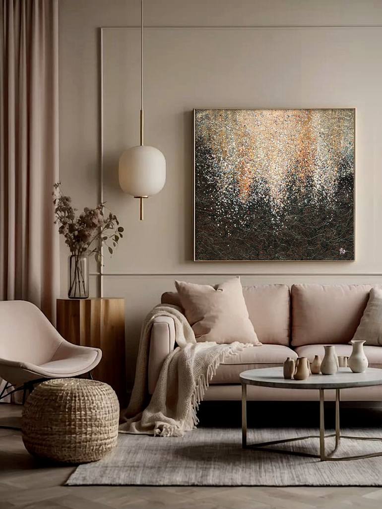 Original Abstract Expressionism Abstract Painting by Bogdana Antoniuk