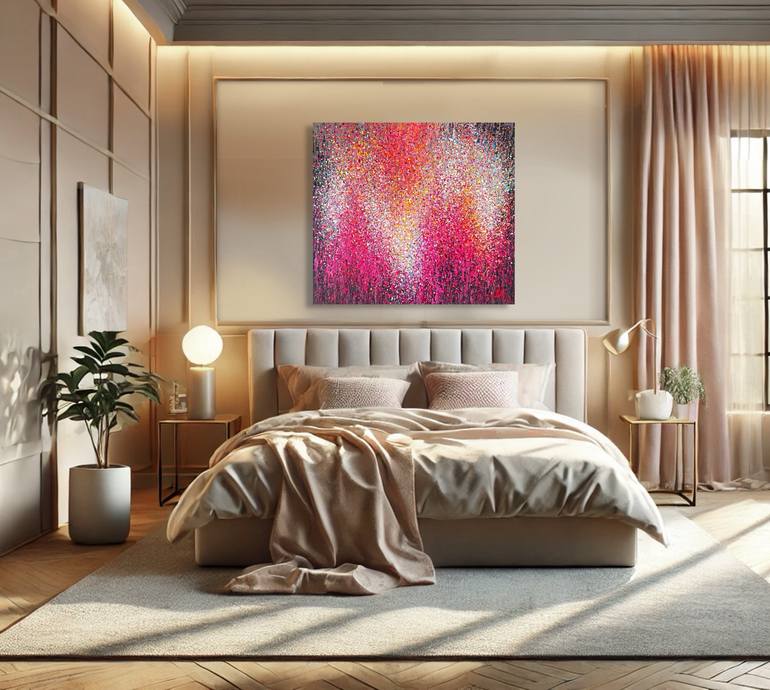 Original Abstract Expressionism Abstract Painting by Bogdana Antoniuk