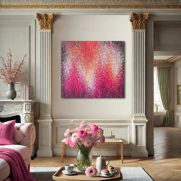 Original Abstract Expressionism Abstract Painting by Bogdana Antoniuk