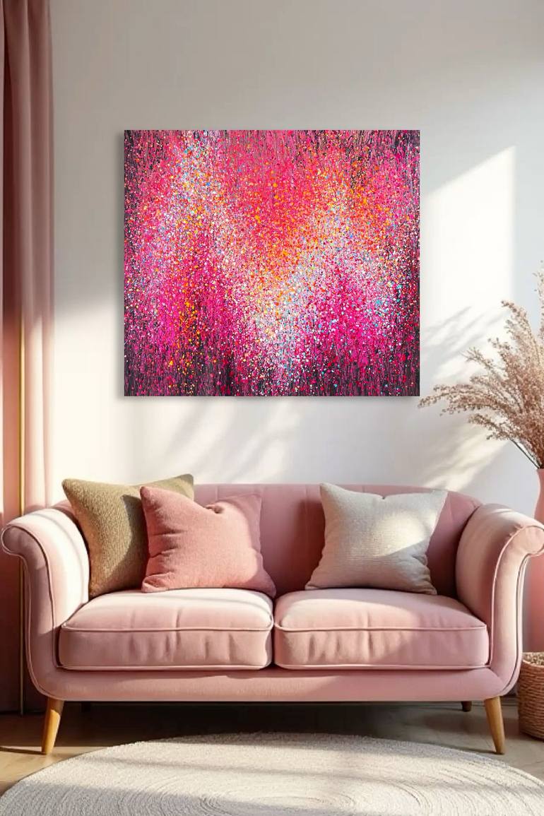 Original Abstract Expressionism Abstract Painting by Bogdana Antoniuk