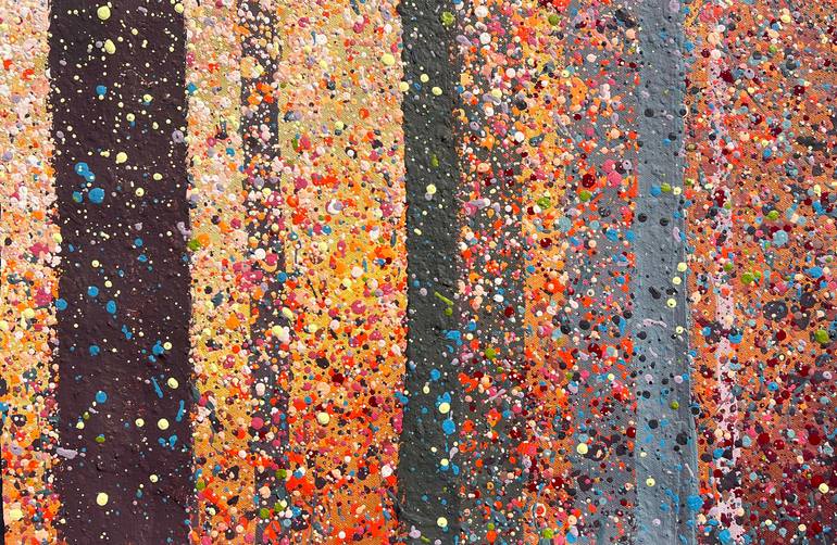 Original Abstract Expressionism Abstract Painting by Bogdana Antoniuk