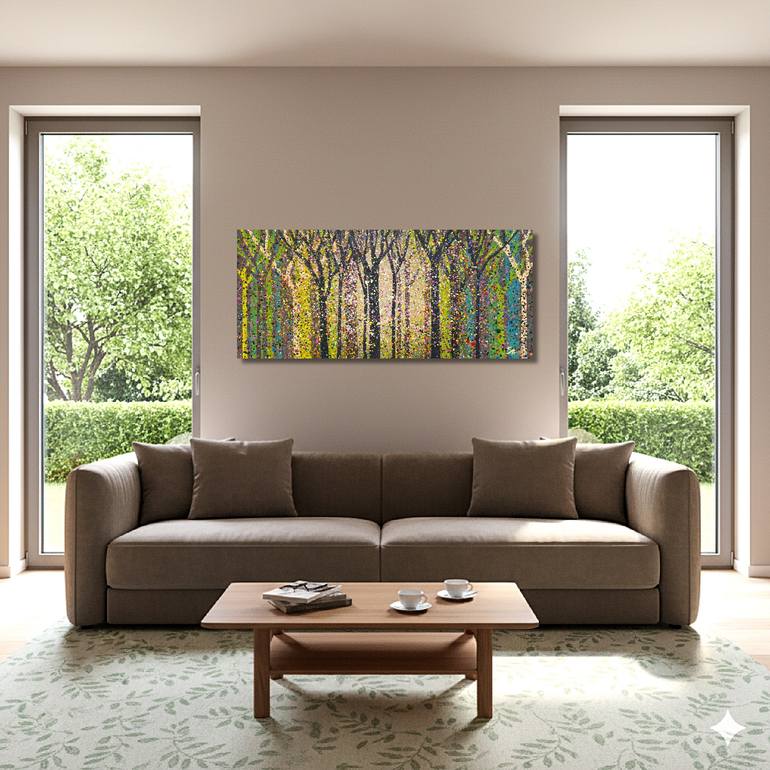 Original Abstract Expressionism Abstract Painting by Bogdana Antoniuk