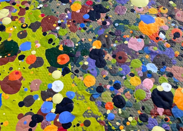 Original Abstract Expressionism Abstract Painting by Bogdana Antoniuk