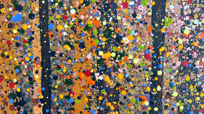 Original Abstract Expressionism Abstract Painting by Bogdana Antoniuk