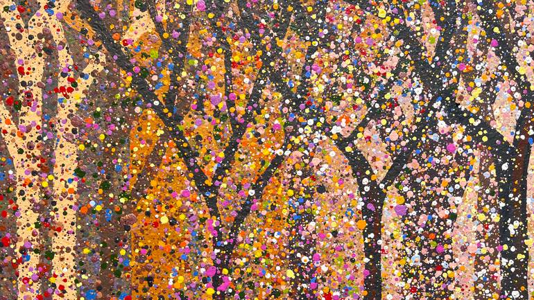 Original Abstract Expressionism Abstract Painting by Bogdana Antoniuk