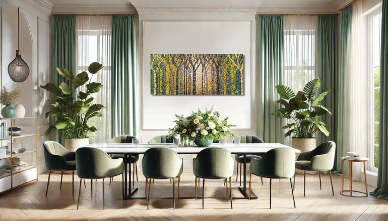 Original Abstract Expressionism Abstract Painting by Bogdana Antoniuk