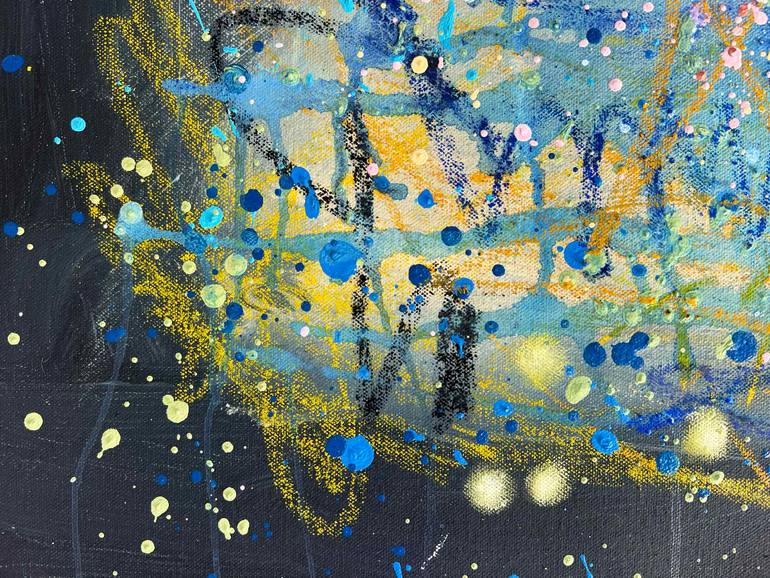 Original Abstract Expressionism Abstract Painting by Bogdana Antoniuk