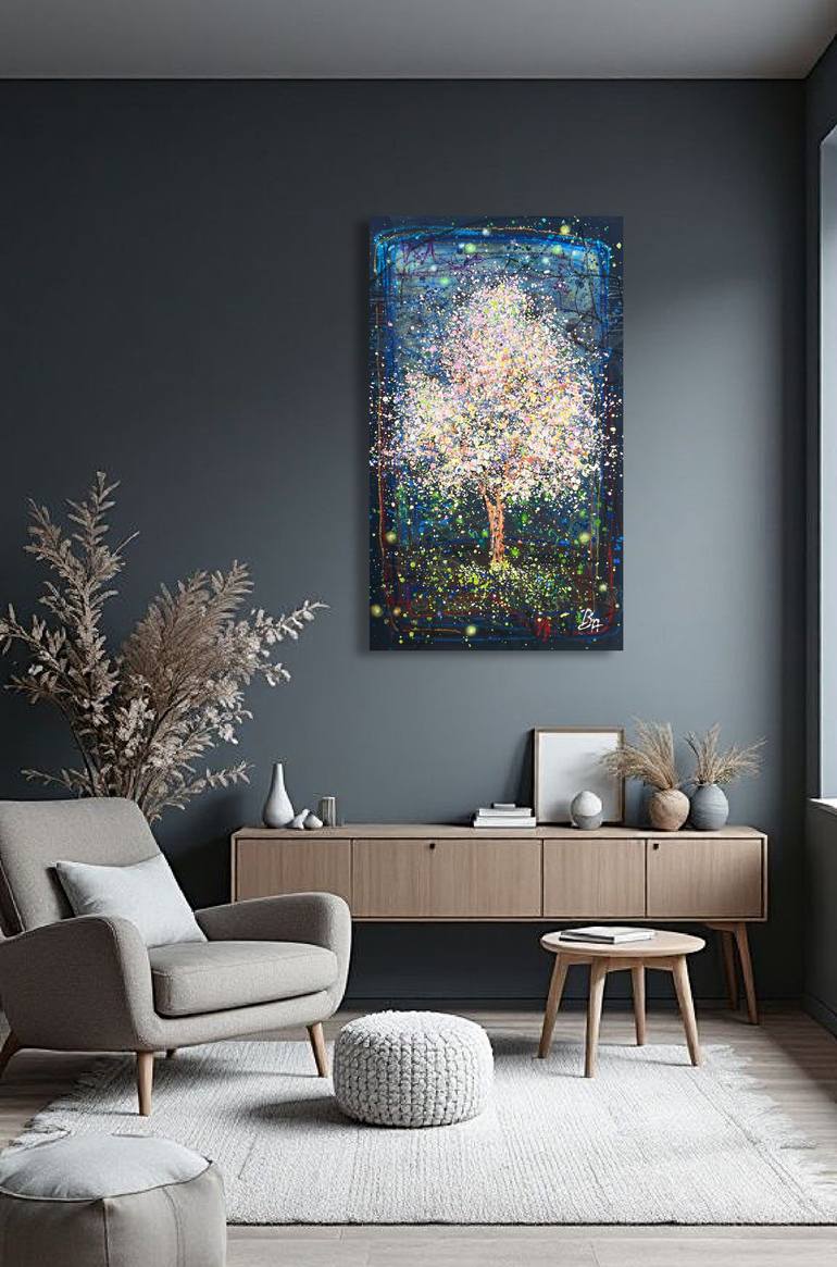 Original Abstract Expressionism Abstract Painting by Bogdana Antoniuk