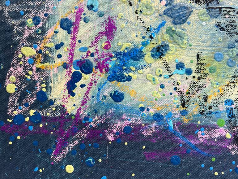 Original Abstract Expressionism Abstract Painting by Bogdana Antoniuk