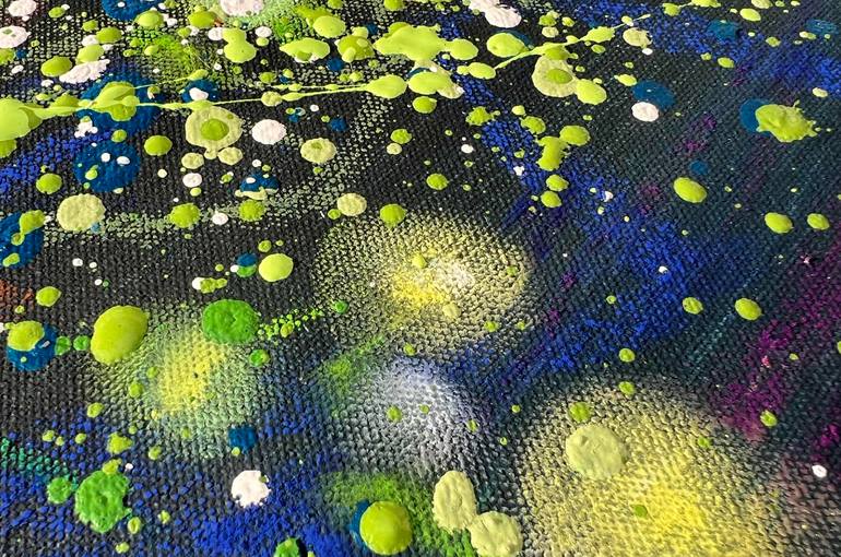Original Abstract Expressionism Abstract Painting by Bogdana Antoniuk