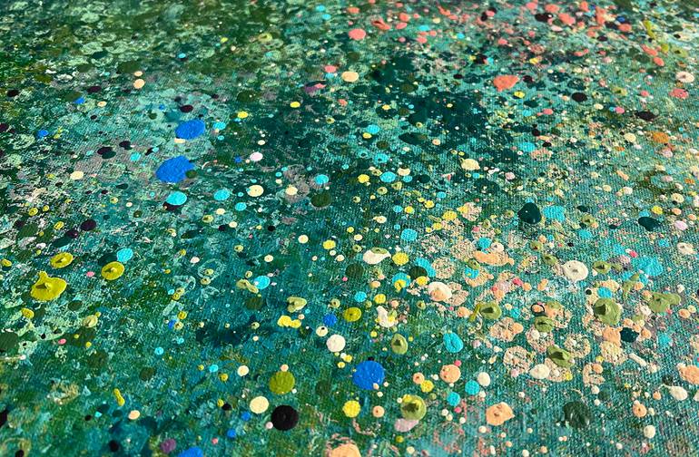 Original Abstract Expressionism Abstract Painting by Bogdana Antoniuk