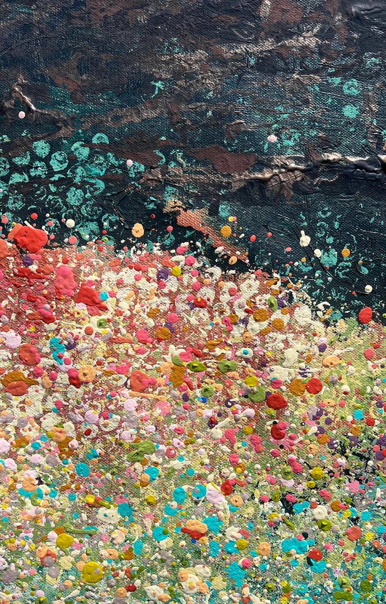 Original Abstract Expressionism Abstract Painting by Bogdana Antoniuk