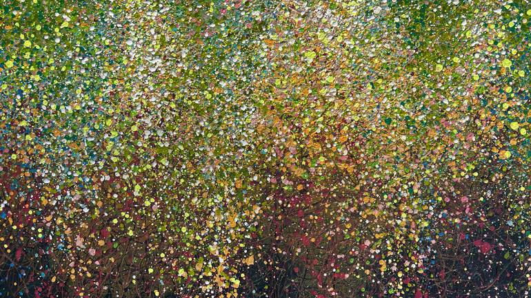 Original Abstract Expressionism Abstract Painting by Bogdana Antoniuk