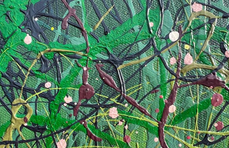 Original Abstract Expressionism Abstract Painting by Bogdana Antoniuk