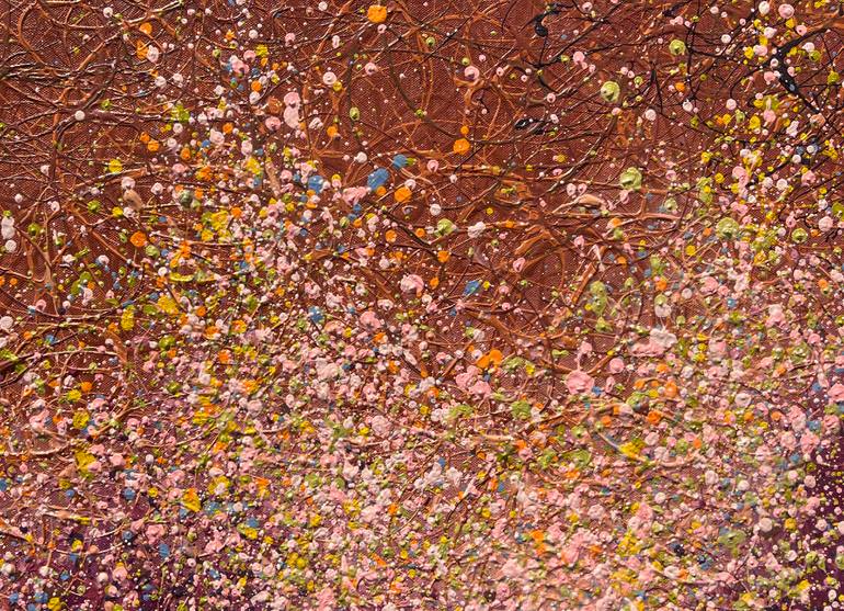 Original Abstract Expressionism Abstract Painting by Bogdana Antoniuk