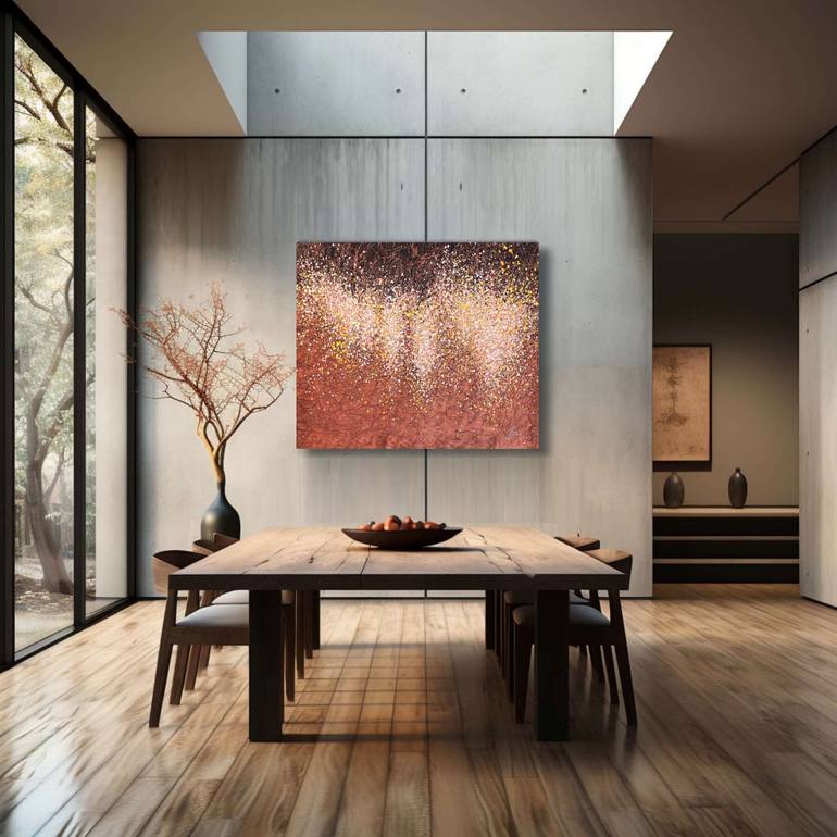 Original Abstract Expressionism Abstract Painting by Bogdana Antoniuk