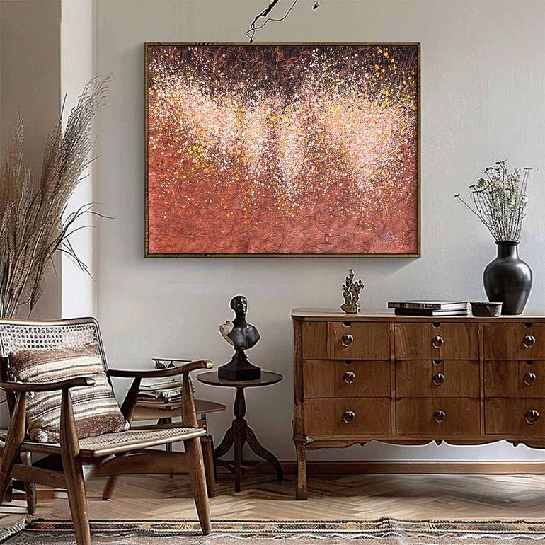 Original Abstract Expressionism Abstract Painting by Bogdana Antoniuk