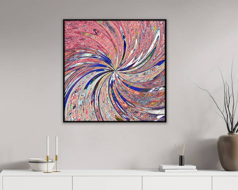 Original Abstract Expressionism Abstract Printmaking by Leopold Anton Brix