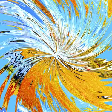 Original Abstract Expressionism Abstract Printmaking by Leopold Anton Brix
