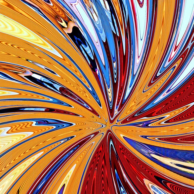 Original Abstract Expressionism Abstract Printmaking by Leopold Anton Brix