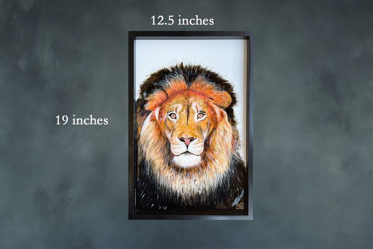 Original Realism Animal Mixed Media by Olga Kochkina