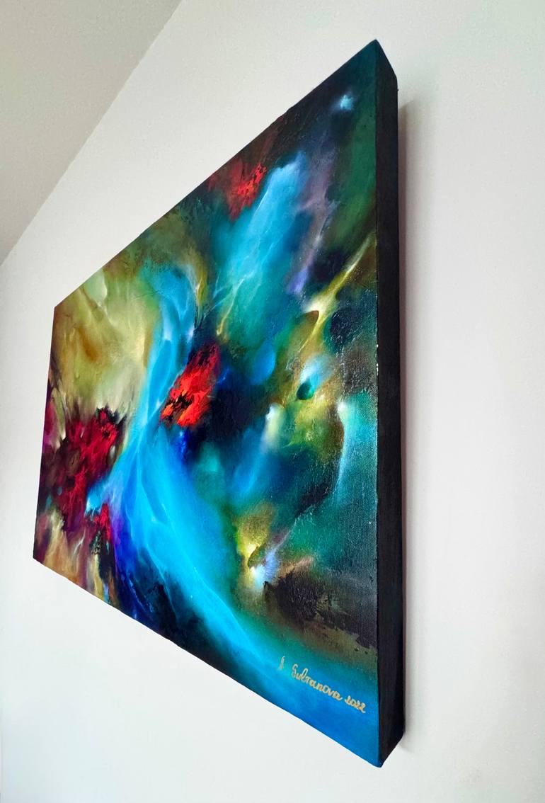 Original Color Field Painting Abstract Painting by Anna Sultanova