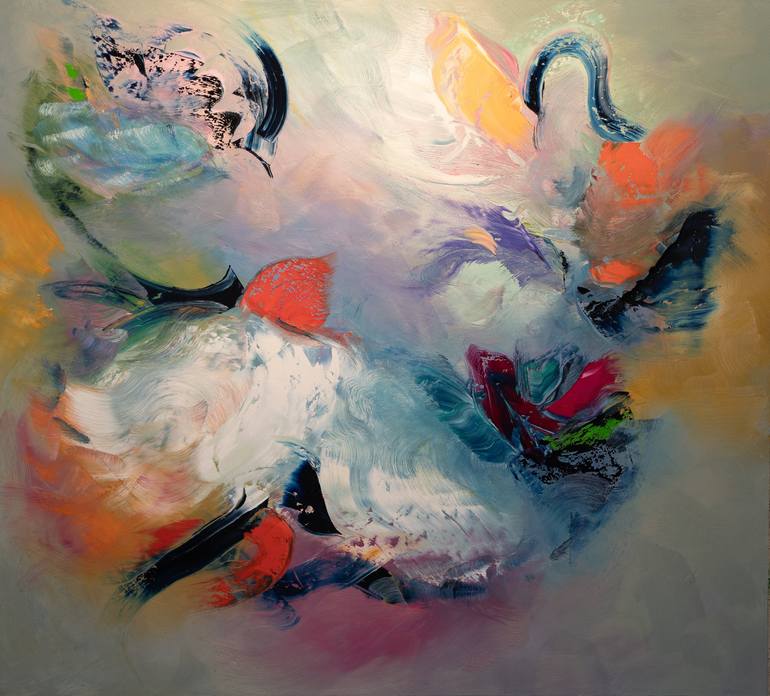 Flight Energy #13 Painting by Dinah Cross James | Saatchi