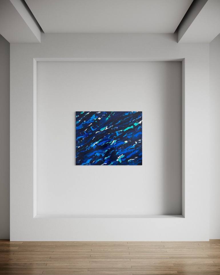 Original Abstract Expressionism Abstract Painting by Elena Maslovskaya