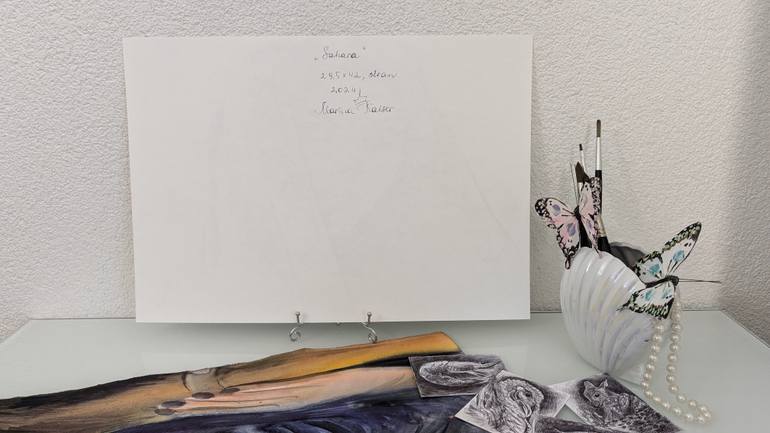 Original Classicism Women Drawing by Marina Kaiser