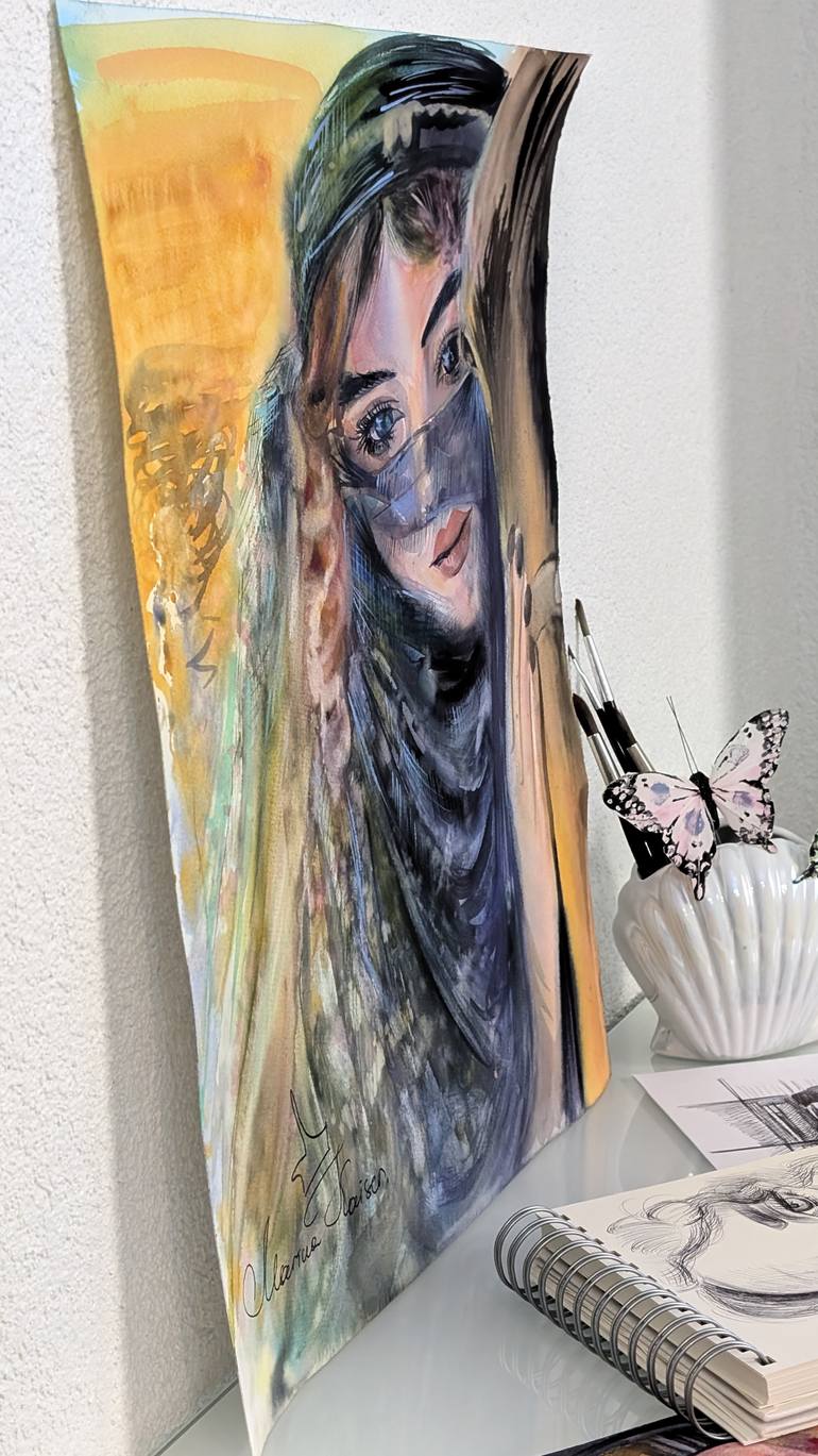 Original Conceptual Women Painting by Marina Kaiser