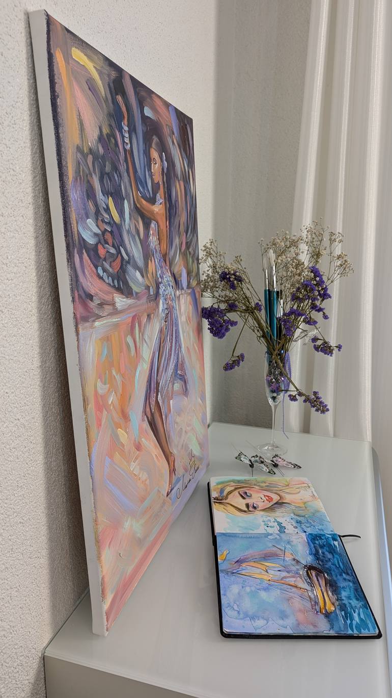 Original Conceptual Women Painting by Marina Kaiser