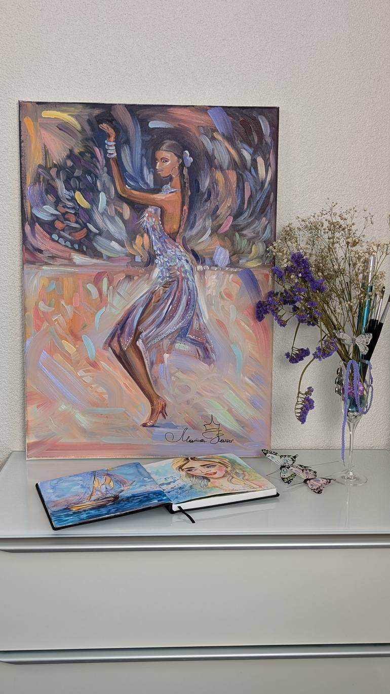 Original Conceptual Women Painting by Marina Kaiser