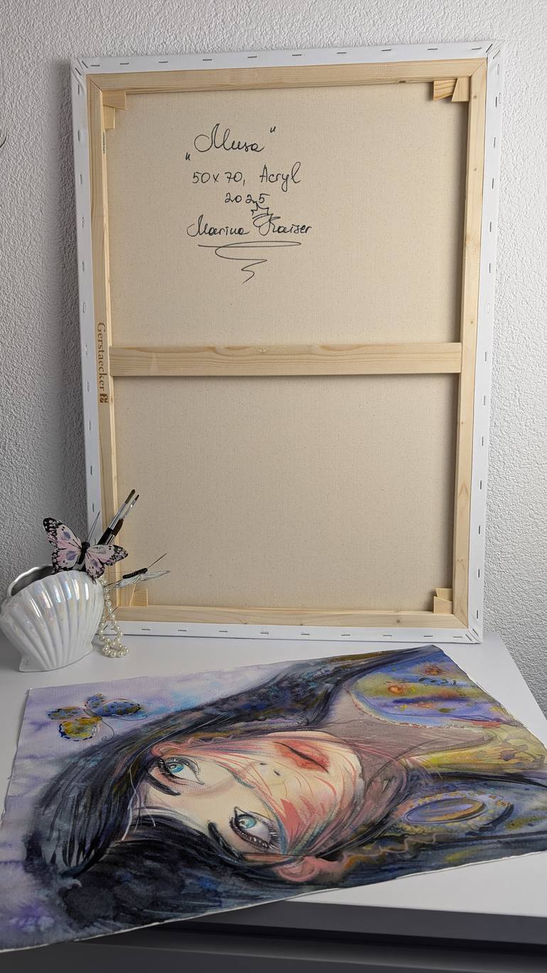 Original Figurative Women Painting by Marina Kaiser