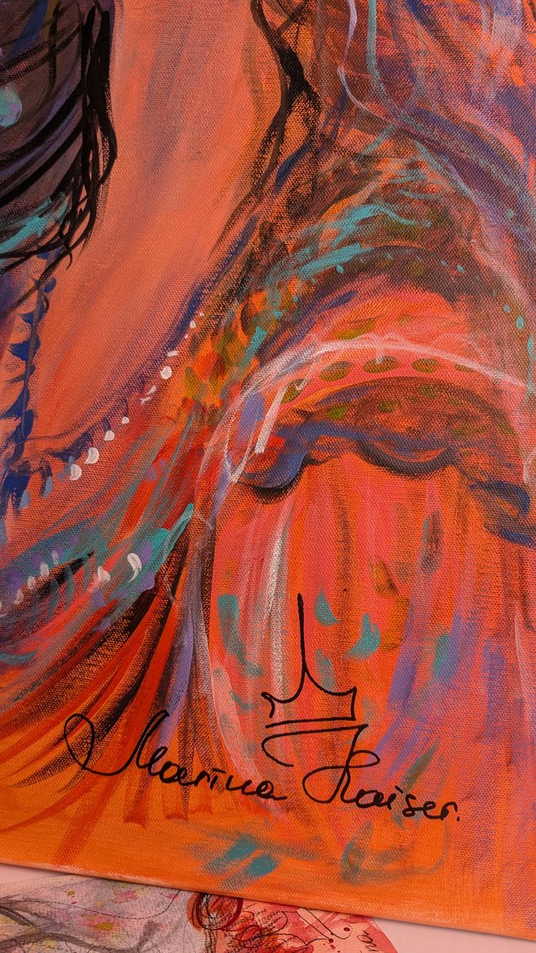 Original Art Deco Women Painting by Marina Kaiser